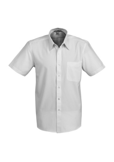 Picture of Biz Collection Mens Ambassador Stripe Shirt Short Sleeve 75% Polyester 25% Cotton, yarn dyed